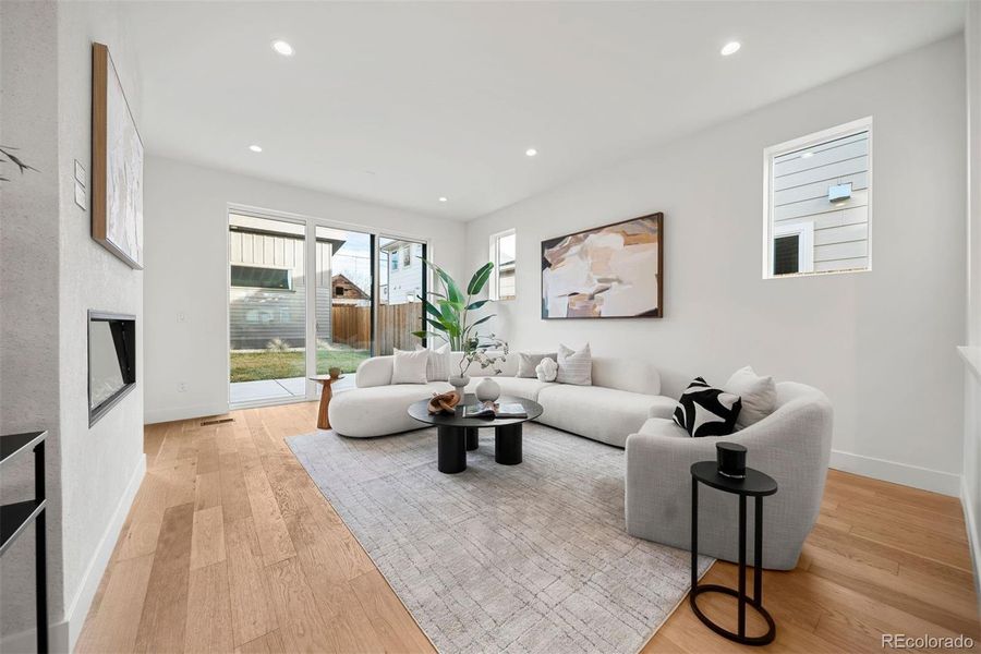 Furnished interior view inside a new home in , Denver (Image 33). Furnished interior view inside a new home in , Denver (Image 33).