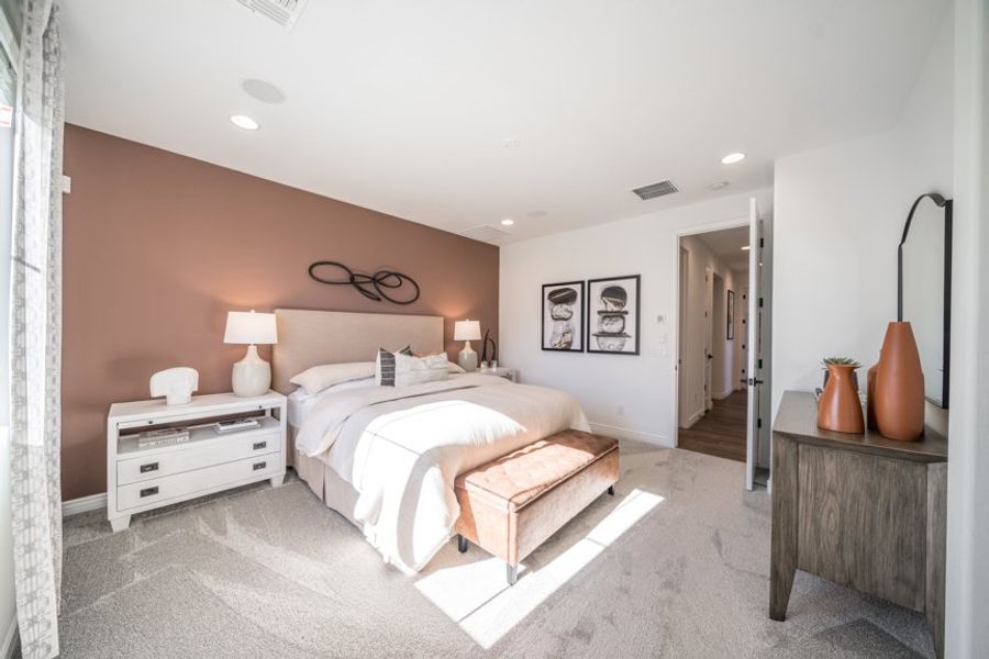 Furnished interior view inside a new home in Hawes Crossing, Mesa (Image 17).