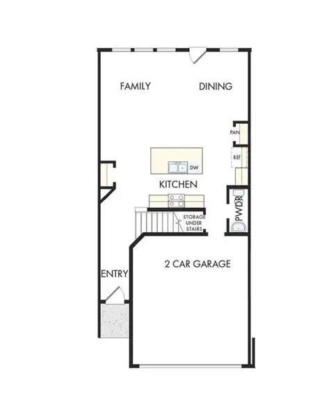 2D floor plan layout of this home in Grandview Terrace, Canton, GA (Image 3).