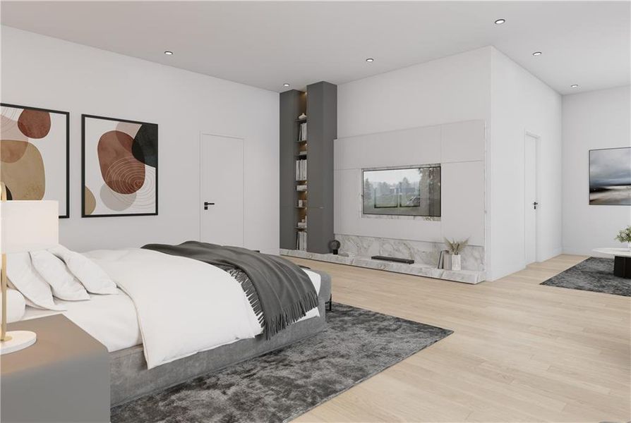 Furnished interior view inside a new home in , Sugar Hill (Image 31).