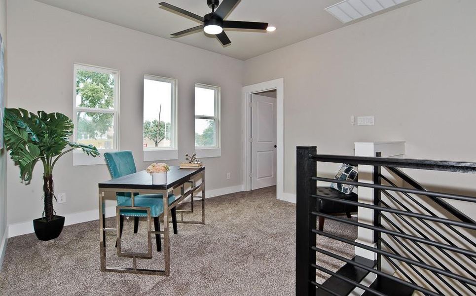 Furnished interior view inside a new home in , Dallas (Image 15). Furnished interior view inside a new home in , Dallas (Image 15).