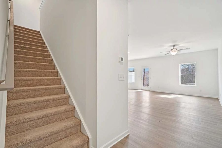 Stairs to Second Floor