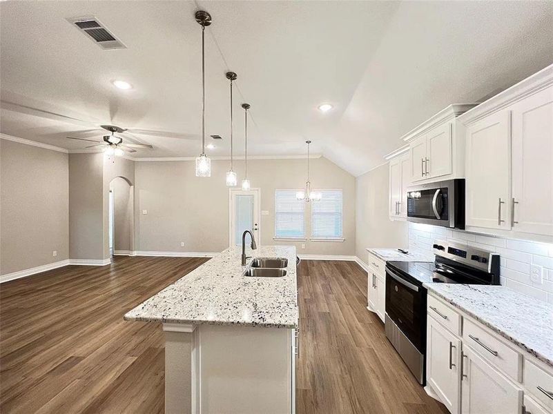 Furnished interior view inside a new home in , Greenville (Image 5).