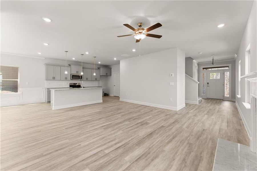 Spacious, unfurnished interior of a new home in Magnolia Villas, Cornelia (Image 43).