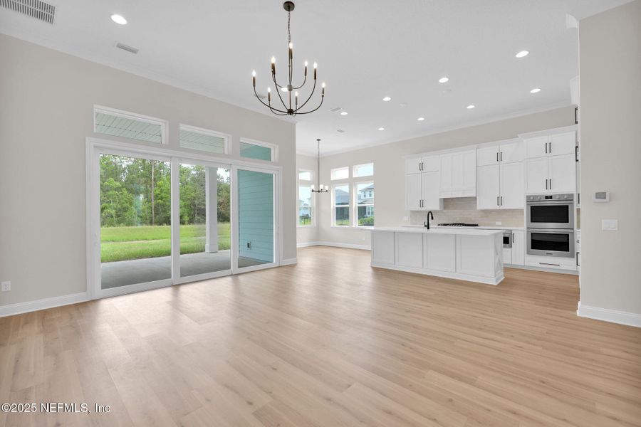 Spacious, unfurnished interior of a new home in Courtney Oaks at SilverLeaf, St. Augustine (Image 25).