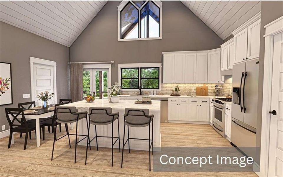 Furnished interior view inside a new home in , Talking Rock (Image 13).