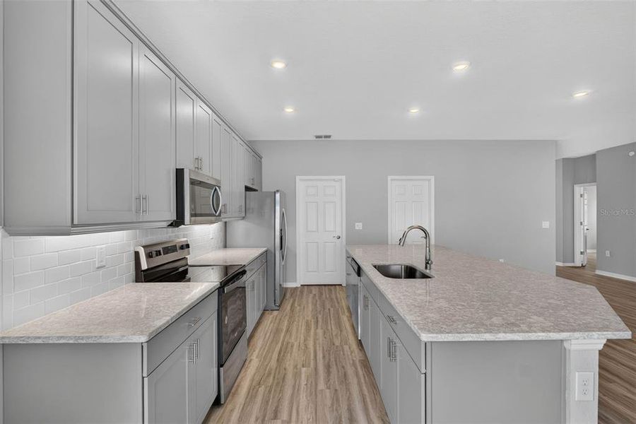Furnished interior view inside a new home in , Davenport (Image 13).