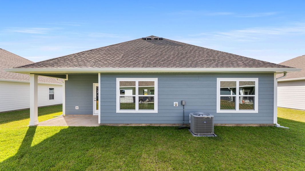 Exterior details and patio area of a home in Titus Park, Panama City (Image 4). Exterior details and patio area of a home in Titus Park, Panama City (Image 4).