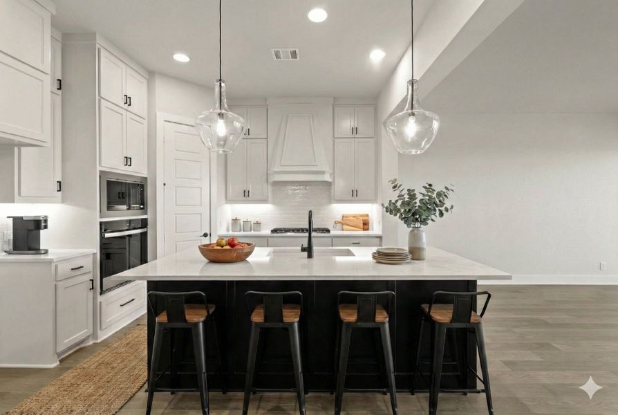 Furnished interior view inside a new home in Somerset - Phase 5, Mansfield (Image 29).