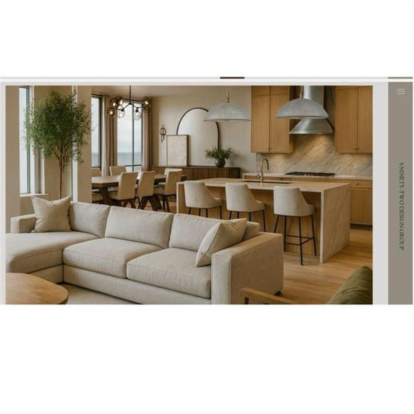 Furnished interior view inside a new home in , Atlanta (Image 4).