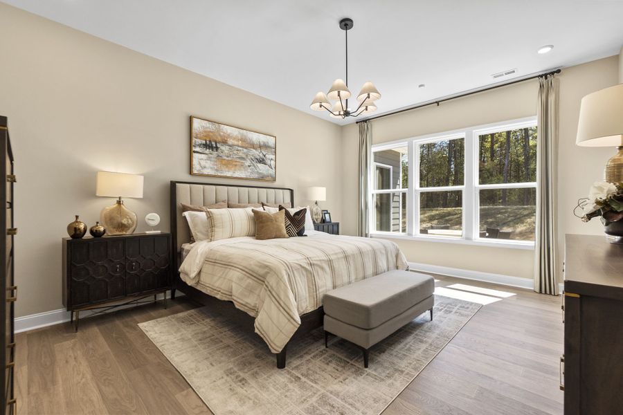 Representative furnished interior of a home built from the Whitmore II by Taylor Morrison in Tramore, Harrisburg (Image 5).