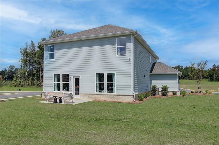 Exterior details and patio area of a home in Westminster, Covington (Image 24).