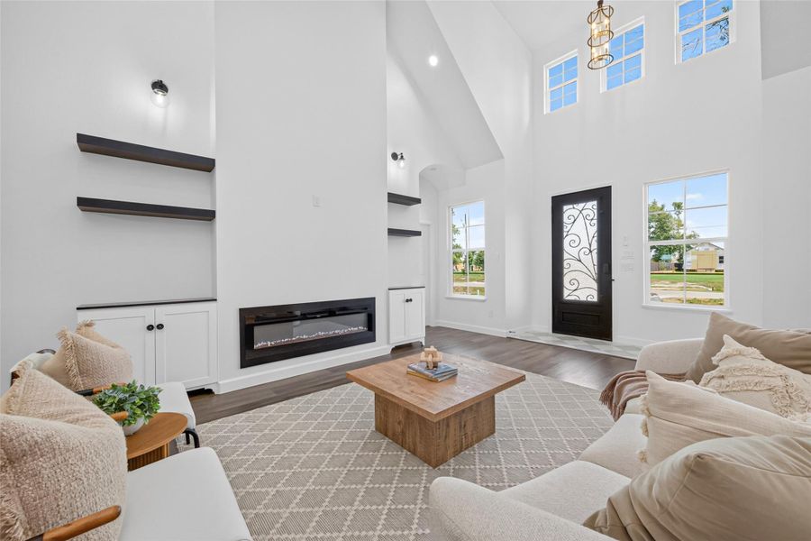Furnished interior view inside a new home in , Huffman (Image 11). Furnished interior view inside a new home in , Huffman (Image 11).