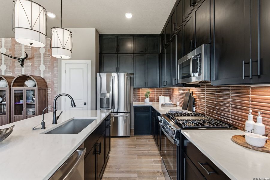 Furnished interior view inside a new home in Prominence, San Antonio (Image 17).