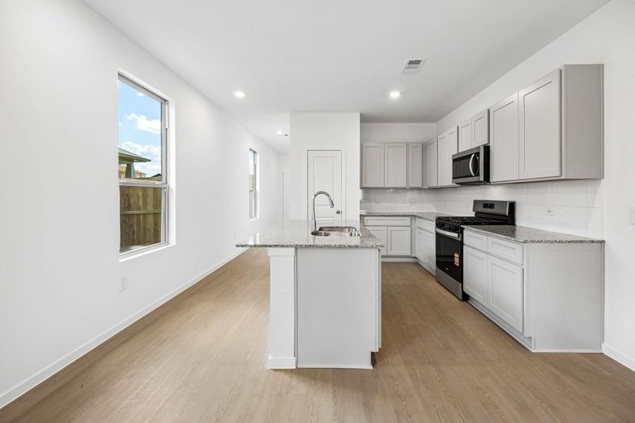 Furnished interior view inside a new home in Mavera, Conroe (Image 17).