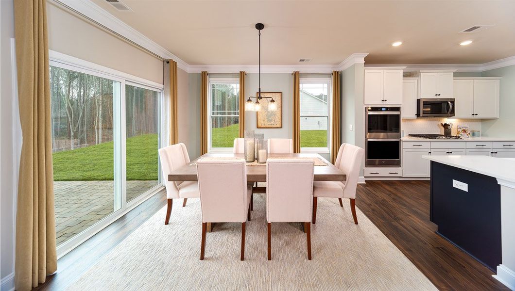 Furnished interior view inside a new home in Falls Cove, Troutman (Image 12). Furnished interior view inside a new home in Falls Cove, Troutman (Image 12).