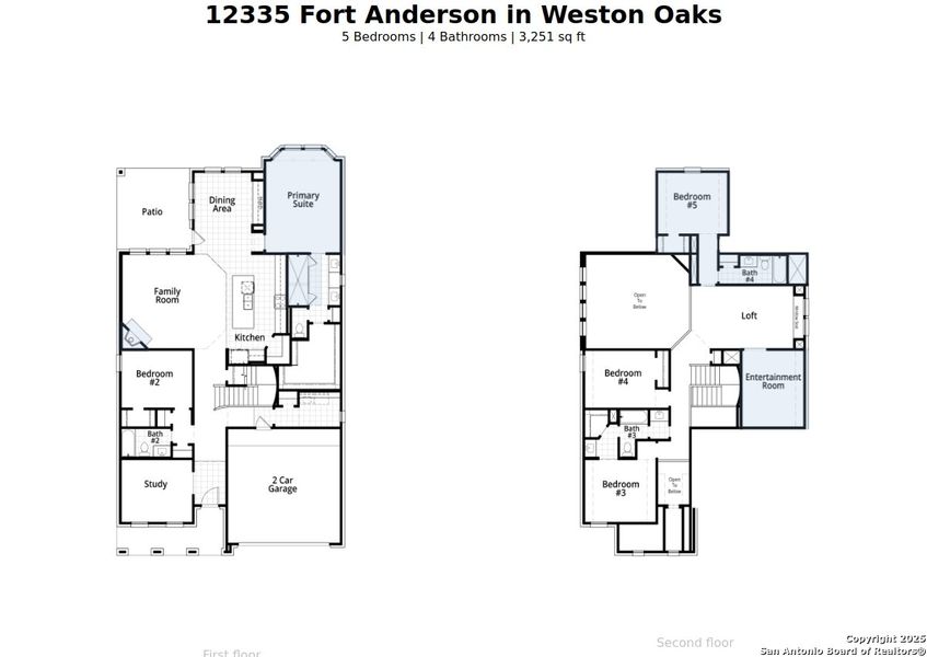 2D floor plan layout of this home in Weston Oaks, San Antonio, TX (Image 2). 2D floor plan layout of this home in Weston Oaks, San Antonio, TX (Image 2).