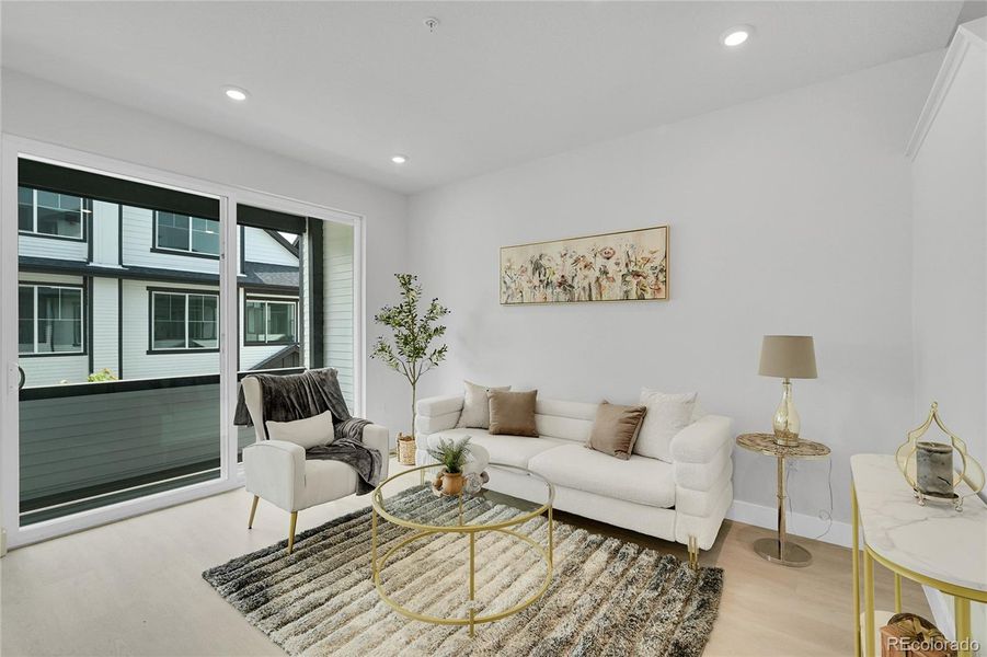 Furnished interior view inside a new home in , Arvada (Image 24).