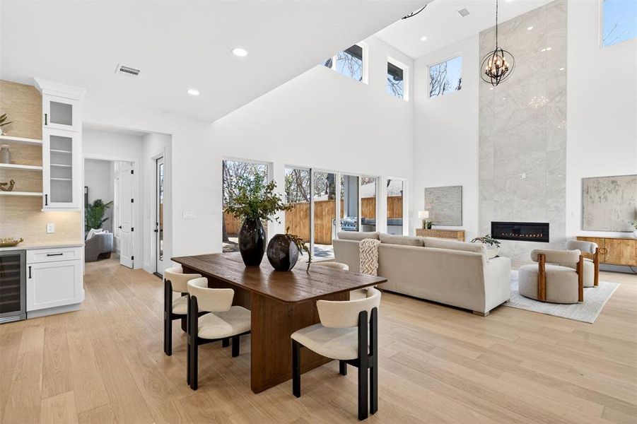 Furnished interior view inside a new home in , Dallas (Image 26).