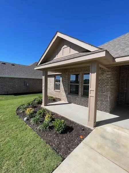 Exterior details and patio area of a home in , Springtown (Image 16).
