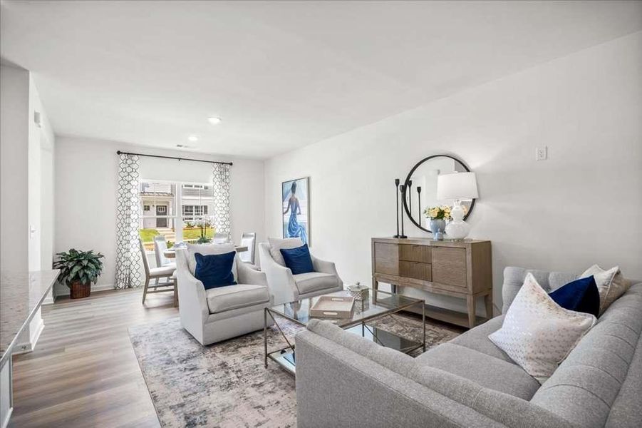 Furnished interior view inside a new home in , Conyers (Image 4).