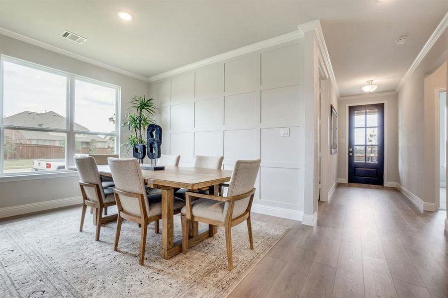 Furnished interior view inside a new home in Stone Eagle, Azle (Image 5).