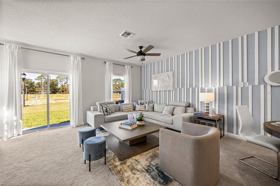 Furnished interior view inside a new home in , Ocala (Image 10).