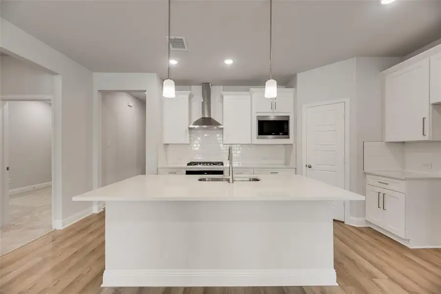 Furnished interior view inside a new home in Arbors at Legacy Hills, Celina (Image 6). Furnished interior view inside a new home in Arbors at Legacy Hills, Celina (Image 6).