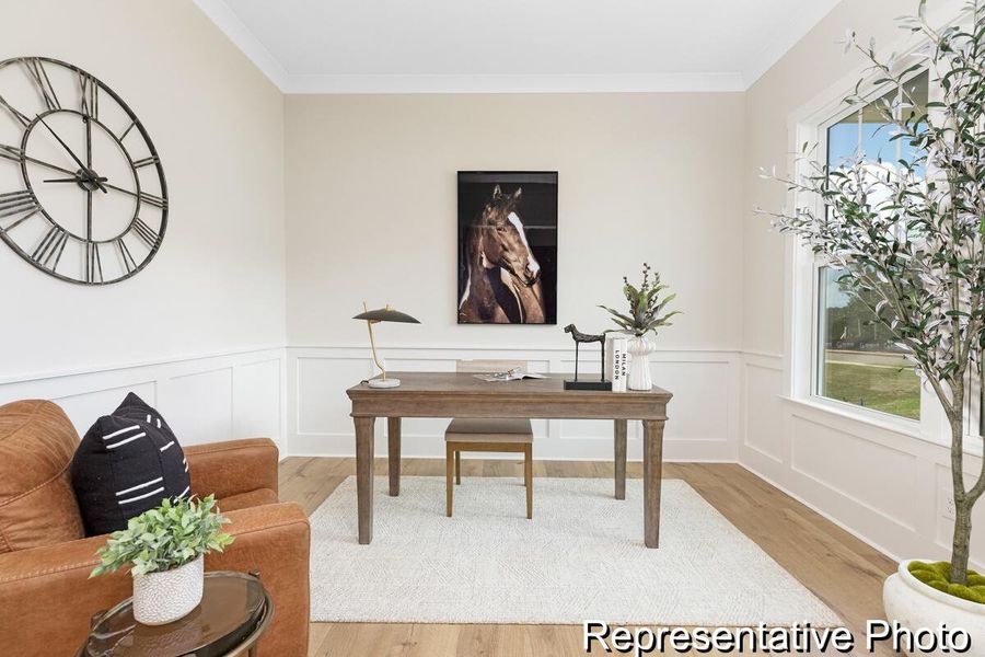 Furnished interior view inside a new home in , Ridgeville (Image 17).