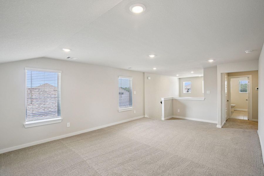 Photo is not of the actual home, but is an inspirational photo of builder’s model home and may depict options, furnishings, and/or decorator features that are not included