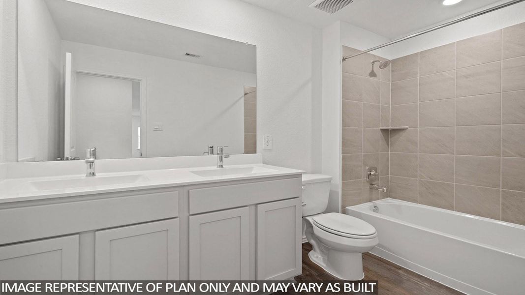 Furnished interior view inside a new home in Emberly, Beasley (Image 4).