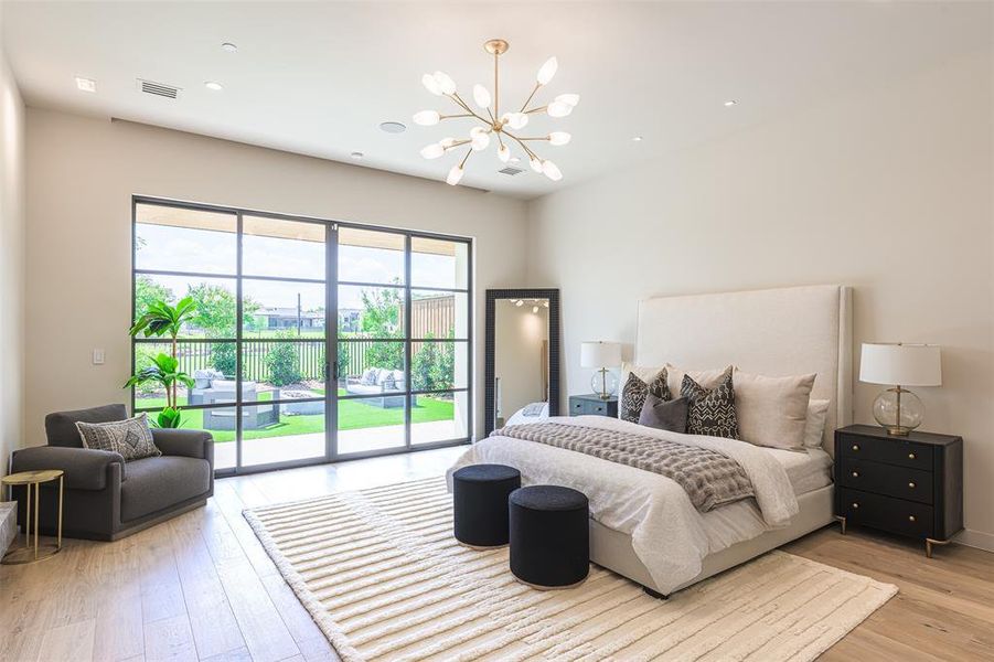 Furnished interior view inside a new home in , Southlake (Image 25).