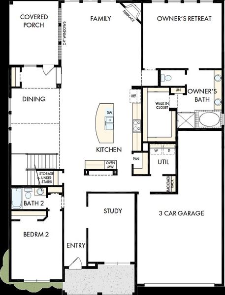2D floor plan layout of this home in Myrtle Creek, Waxahachie, TX (Image 5). 2D floor plan layout of this home in Myrtle Creek, Waxahachie, TX (Image 5).
