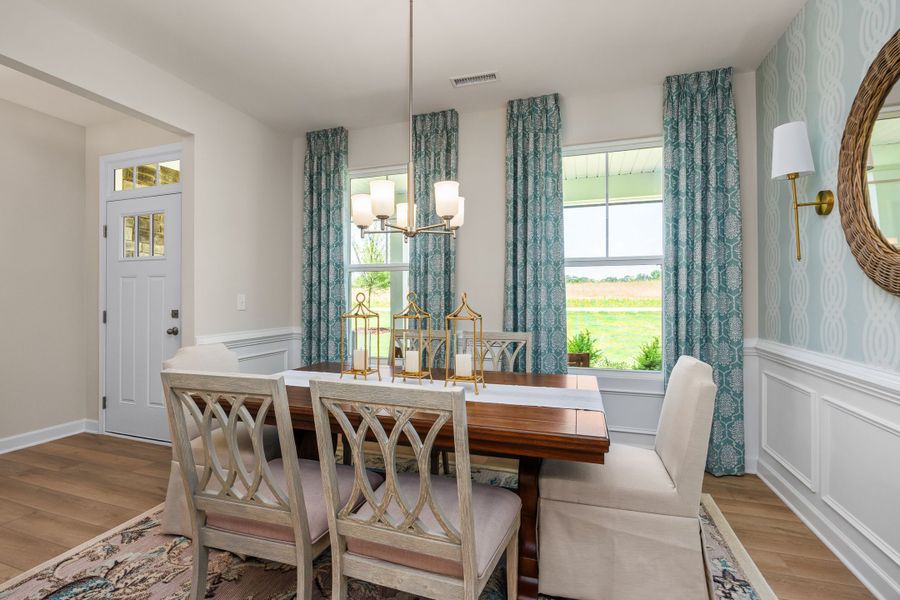 Representative furnished interior of a home built from the The Willow B by Davidson Homes LLC in Retreat at North Main, Lillington (Image 9).