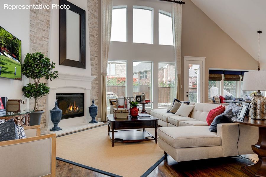Representative furnished interior of a home built from the Downton Abbey by Grand Homes in Grand Oaks, Celina (Image 12).