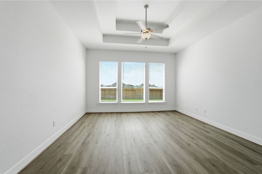 Spacious, unfurnished interior of a new home in Sunfield, Buda (Image 31). Spacious, unfurnished interior of a new home in Sunfield, Buda (Image 31).
