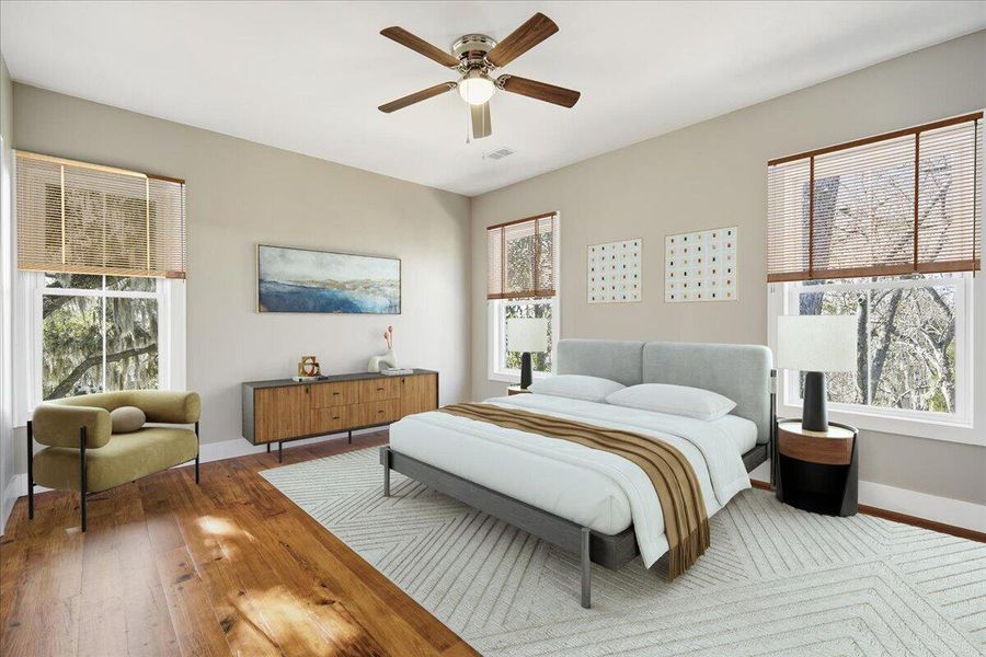 Furnished interior view inside a new home in , North Charleston (Image 8).