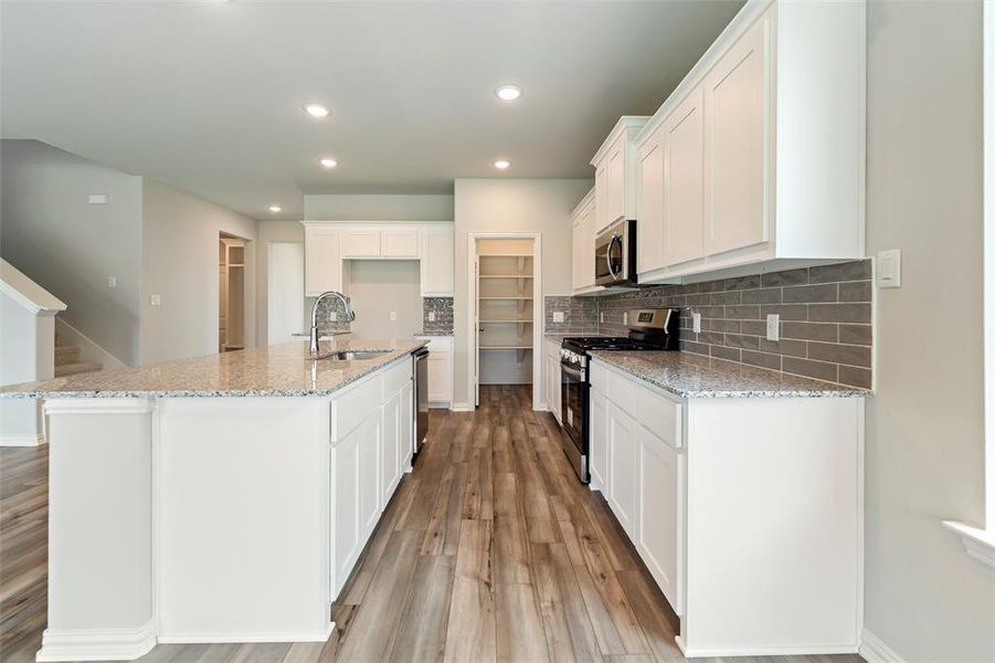Furnished interior view inside a new home in Liberty Pointe, Gainesville (Image 9). Furnished interior view inside a new home in Liberty Pointe, Gainesville (Image 9).