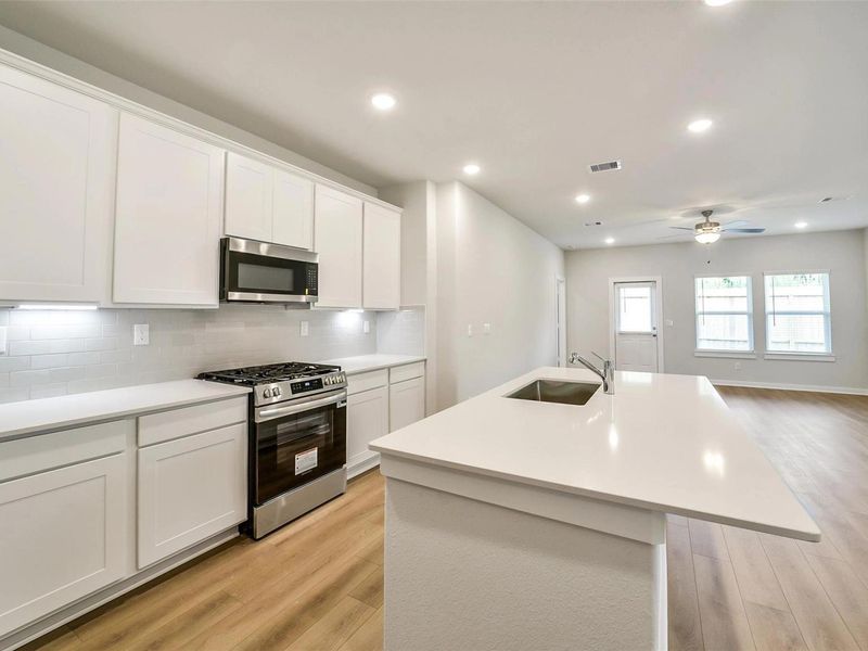 Furnished interior view inside a new home in Lakes at Black Oak, Magnolia (Image 13). Furnished interior view inside a new home in Lakes at Black Oak, Magnolia (Image 13).