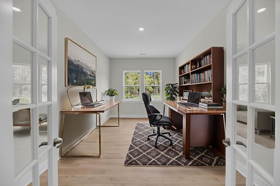 Furnished interior view inside a new home in Hidden Ponds Reserve, Awendaw (Image 14). Furnished interior view inside a new home in Hidden Ponds Reserve, Awendaw (Image 14).