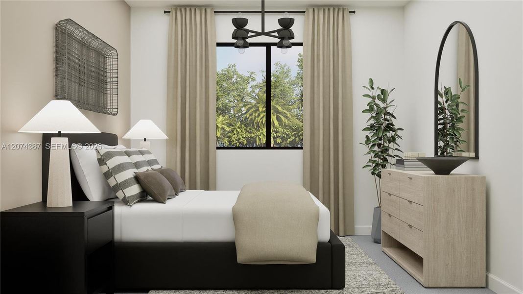 Furnished interior view inside a new home in Solterra, Sunrise (Image 11).