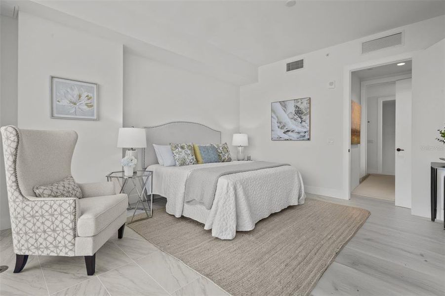 Furnished interior view inside a new home in , St. Petersburg (Image 8).