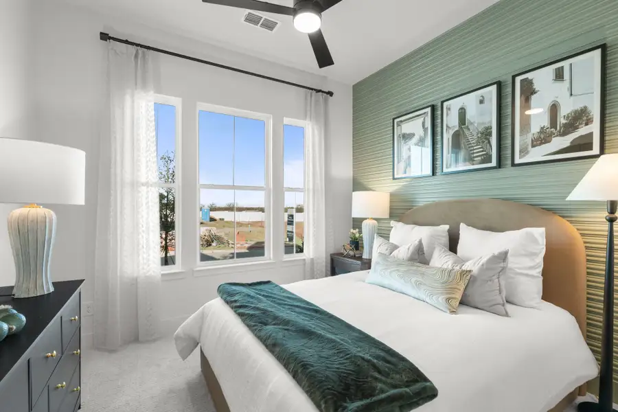 Representative furnished interior of a home built from the Calero by Landon Homes in Fields - East Village, Frisco (Image 20). Representative furnished interior of a home built from the Calero by Landon Homes in Fields - East Village, Frisco (Image 20).