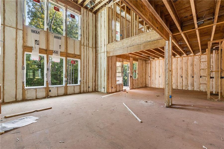 In-progress construction of a new home in , Hoschton, GA (Image 27).