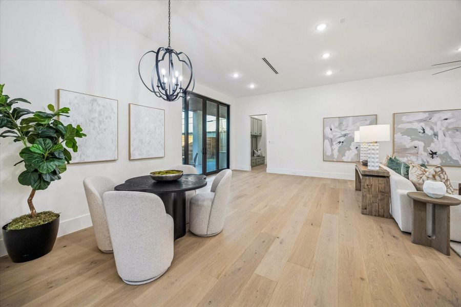 Furnished interior view inside a new home in , Houston (Image 6).