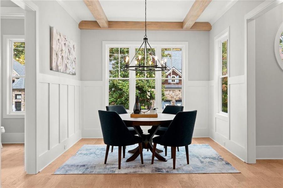 Furnished interior view inside a new home in , Brookhaven (Image 16).