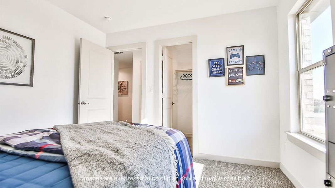 Furnished interior view inside a new home in Viridian, Lubbock (Image 25).