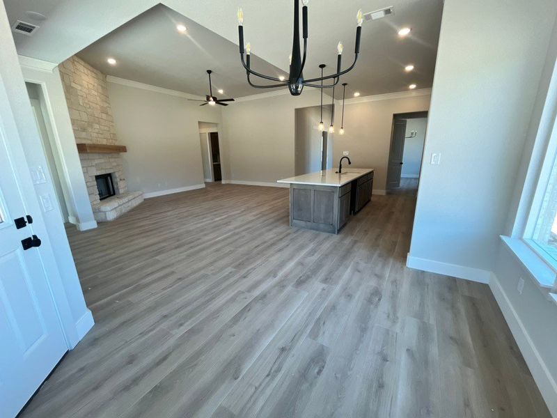 Spacious, unfurnished interior of a new home in Eagle Ridge Estates, Weatherford (Image 11). Spacious, unfurnished interior of a new home in Eagle Ridge Estates, Weatherford (Image 11).