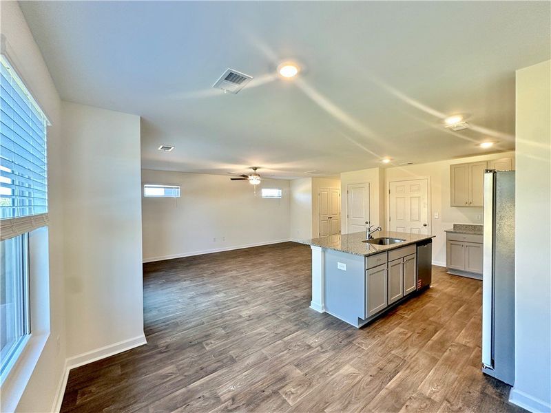 Spacious, unfurnished interior of a new home in Champions Village at Cherry Hill, Pendleton (Image 14).