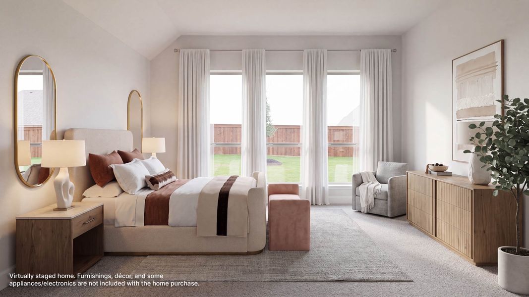 Furnished interior view inside a new home in Meraki, Forney (Image 9).